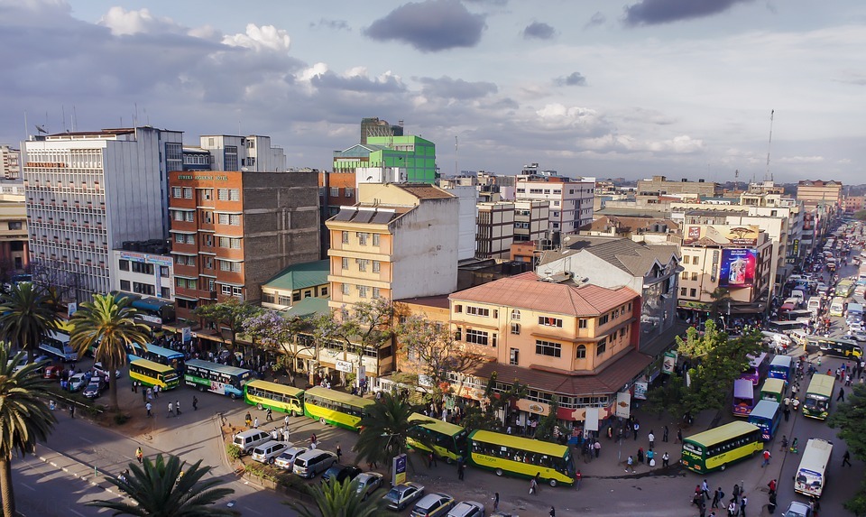busy streets of Nairobi