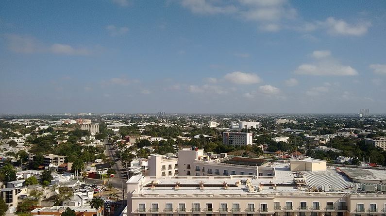 The-skyline-in-Merida-Mexico